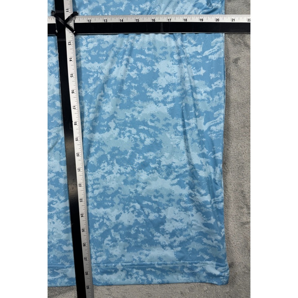 FootJoy Athletic Fit Golf Polo Shirt Mens M Blue Digital Camo Stretch 29095 - Picture 3 of 10